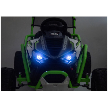 Pojazd Na Akumulator DM-107 24V7 Cichy Silnik Zielony