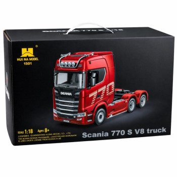 Ciągnik Siodłowy Scania Zdalnie Sterowany RC Huina 1501 Czerwony 1:18