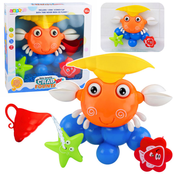 Zestaw Do Kąpieli Krab Fontanna Zabawka Interaktywna Z Przyssawkami
