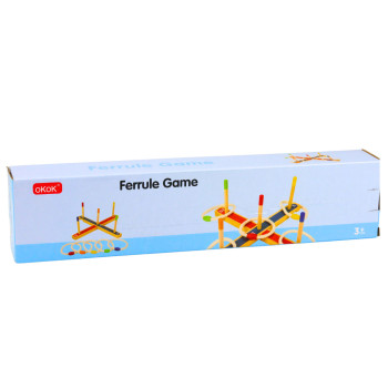 Gra Zręcznościowa Rzut Obręczami Drewniana Gra Rodzinna Z Punktacją