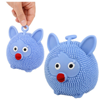 Gniotek Sensoryczny Do Odbijania Ściskania Zwierzątko Światło LED Mix Kolor