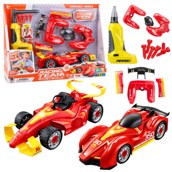 Zestaw Do Tuningu Auta Samochód Wyścigówka Do Skręcania Wkrętarka Światła