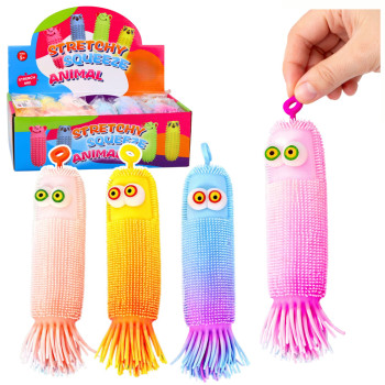 Gniotek Sensoryczny Do Odbijania Ściskania Stworek Z Kolcami Świecący LED