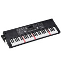 Keyboard Pianinko Elektryczne Z Mikrofonem 200 Brzmień 61 Klawiszy 78cm