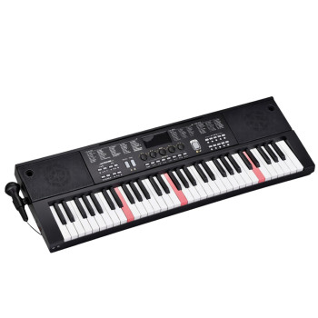 Keyboard Pianinko Elektryczne Z Mikrofonem 200 Brzmień 61 Klawiszy 78cm