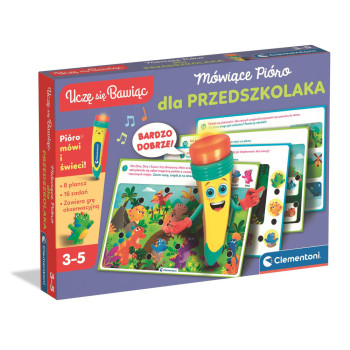 Mówiące Pióro 500 Pytań Przedszkolaka Język Polski Clementoni 50390