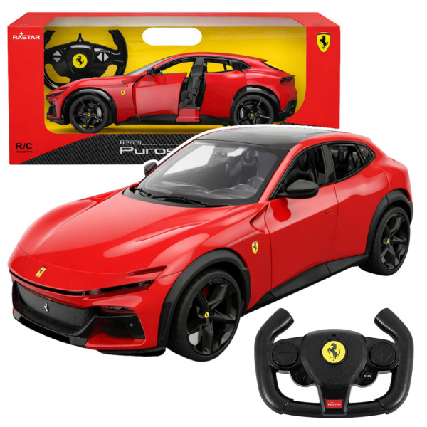 Auto Ferrari Purosangue Samochód Zdalnie Sterowany RC Rastar Czerwone 1:14