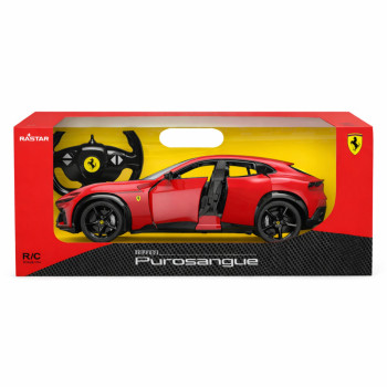 Auto Ferrari Purosangue Samochód Zdalnie Sterowany RC Rastar Czerwone 1:14