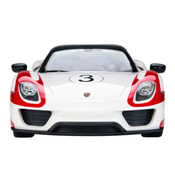 Auto Porsche 918 Spyder Performance Zdalnie Sterowane RC Białe Rastar 1:14