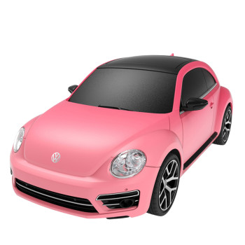 Auto Volkswagen Beetle UV Sensitive Zdalnie Sterowane RC Różowe Rastar 1:24