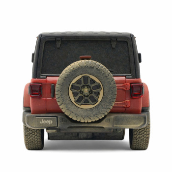 Auto JEEP Wrangler Rubicon-Muddy Zdalnie Sterowane RC Czerwone Rastar 1:24