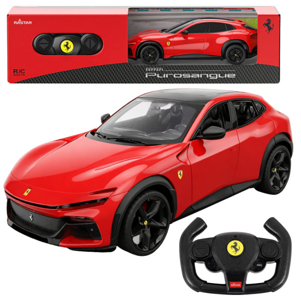 Auto Ferrari Purosangue Samochód Zdalnie Sterowany RC Czerwone Rastar 1:24