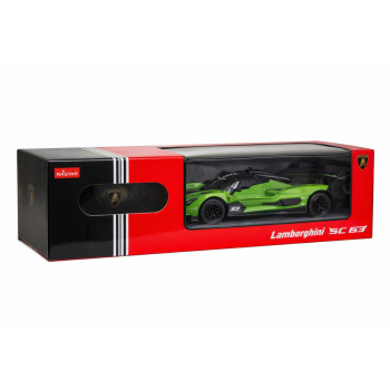 Auto Lamborghini SC63 Samochód Zdalnie Sterowany RC Zielony Rastar 1:24
