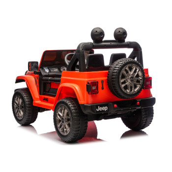 Pojazd Na Akumulator Jeep Rubicon 4x4 DK-JWR556 4x200W 24V Pomarańczowy