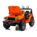Pojazd Na Akumulator Jeep Rubicon 4x4 DK-JWR556 4x200W 24V Pomarańczowy