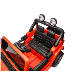 Pojazd Na Akumulator Jeep Rubicon 4x4 DK-JWR556 4x200W 24V Pomarańczowy