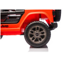 Pojazd Na Akumulator Jeep Rubicon 4x4 DK-JWR556 4x200W 24V Pomarańczowy