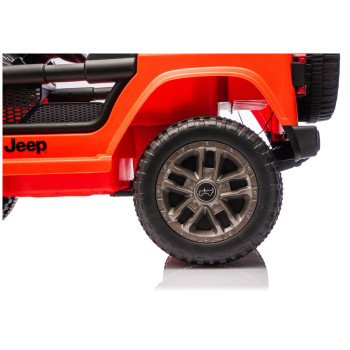 Pojazd Na Akumulator Jeep Rubicon 4x4 DK-JWR556 4x200W 24V Pomarańczowy