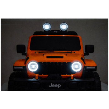 Pojazd Na Akumulator Jeep Rubicon 4x4 DK-JWR556 4x200W 24V Pomarańczowy