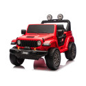 Pojazd Na Akumulator Jeep Rubicon 4x4 DK-JWR556 4x200W 24V Czerwony