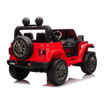 Pojazd Na Akumulator Jeep Rubicon 4x4 DK-JWR556 4x200W 24V Czerwony