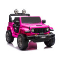 Pojazd Na Akumulator Jeep Rubicon 4x4 DK-JWR556 4x200W 24V Różowy