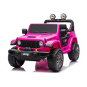 Pojazd Na Akumulator Jeep Rubicon 4x4 DK-JWR556 4x200W 24V Różowy