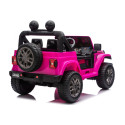 Pojazd Na Akumulator Jeep Rubicon 4x4 DK-JWR556 4x200W 24V Różowy