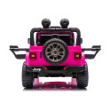 Pojazd Na Akumulator Jeep Rubicon 4x4 DK-JWR556 4x200W 24V Różowy