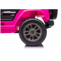 Pojazd Na Akumulator Jeep Rubicon 4x4 DK-JWR556 4x200W 24V Różowy