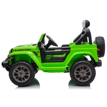 Pojazd Na Akumulator Jeep Rubicon 4x4 DK-JWR556 4x200W 24V Zielony