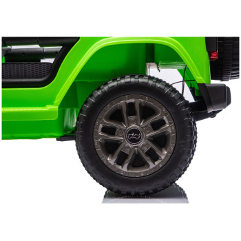 Pojazd Na Akumulator Jeep Rubicon 4x4 DK-JWR556 4x200W 24V Zielony