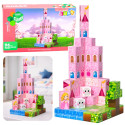 Klocki Magnetyczne Konstrukcyjne Piksele Sześciany Zamek Księżniczki 96 el.