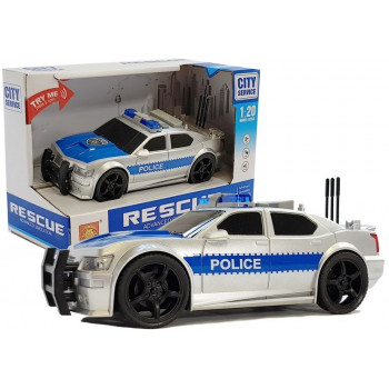 Auto Policji na Baterie 1:20 Światła i Dźwięki