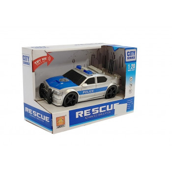 Auto Policji na Baterie 1:20 Światła i Dźwięki
