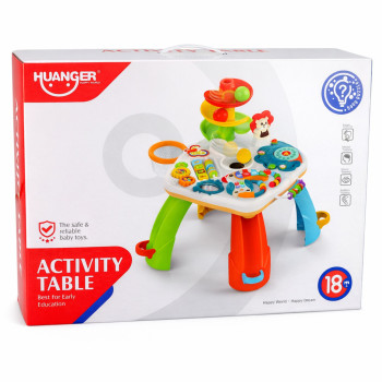 Stolik Edukacyjny Interaktywne Pianinko Zjeżdżalnia Dla Piłek Ruchome El.