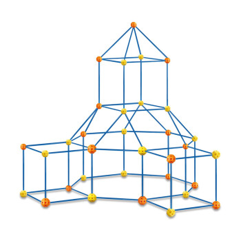 Zestaw Kreatywny Rurki Konstrukcyjne Do Budowania Przestrzennego 340 el.