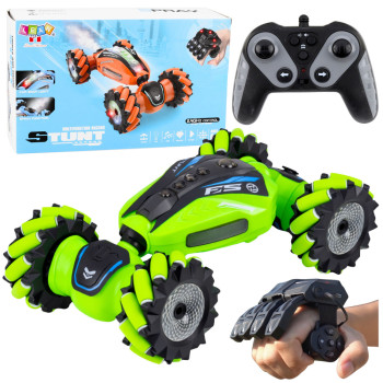 Auto Kaskaderskie Samochód Zdalnie Sterowane RC Gestami Światła Dźwięk Dym