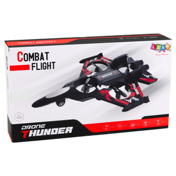 Myśliwiec Dron Fighter Samolot Zdalnie Sterowany RC Piankowy Akrobacje 360°