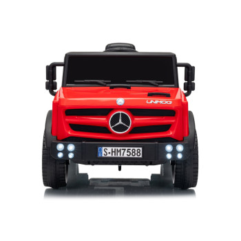 Auto Na Akumulator Mercedes Unimog HM7588 6V4Ah Czerwony
