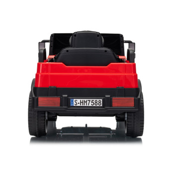 Auto Na Akumulator Mercedes Unimog HM7588 6V4Ah Czerwony