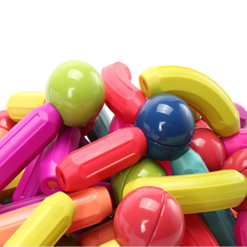 Zestaw Klocki Magnetyczne Konstrukcyjne W Pudełku Patyczki 3D 166 el.