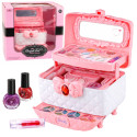 Zestaw Pięknośći Do Makijażu i Paznokci Kuferek Z Kosmetykami Dla Dzieci