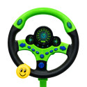 Kierownica Interaktywna Na Stojaku Z Pedałami Światła Dźwięki Zielona