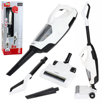 Odkurzacz Dla Dzieci Zabawkowy Pionowy Ręczny 2w1 Funkcja Ssania Dźwięki