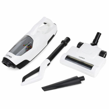 Odkurzacz Dla Dzieci Zabawkowy Pionowy Ręczny 2w1 Funkcja Ssania Dźwięki