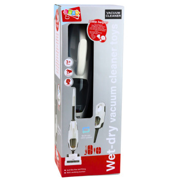 Odkurzacz Dla Dzieci Zabawkowy Pionowy Ręczny 2w1 Funkcja Ssania Dźwięki