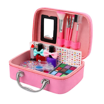 Zestaw Piękności Kosmetyczka Dla Dzieci Akcesoria Do Paznokci Suszarka 20el.