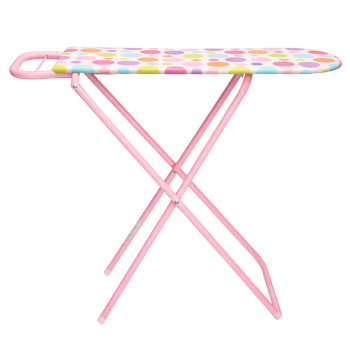 Metalowa Deska Do Prasowania Zabawkowa Składana Dla Dzieci Kropeczki 61 cm