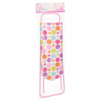 Metalowa Deska Do Prasowania Zabawkowa Składana Dla Dzieci Kropeczki 61 cm